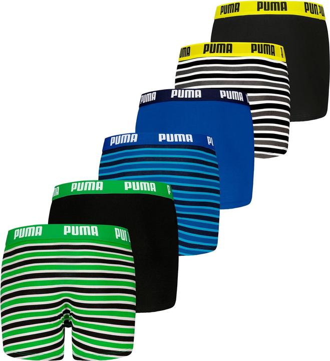 Produktbild Puma Everyday Striped Boxers ECOM 6P (122, 128, 6er Pack)