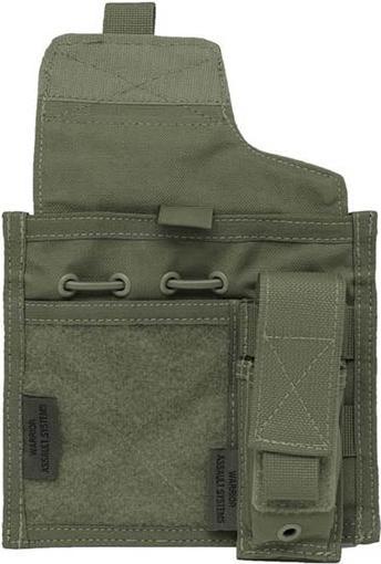 Immagine prodotto Warrior Assault Systems Large Admin Panel with MOLLE Pistol / Torch Pouch, OD green