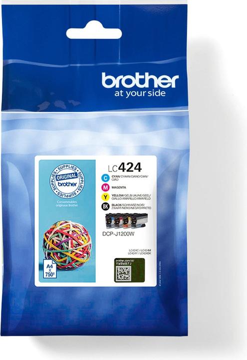 Brother LC-424VAL Tintenpatronen-Set (BK, C, M, Y)