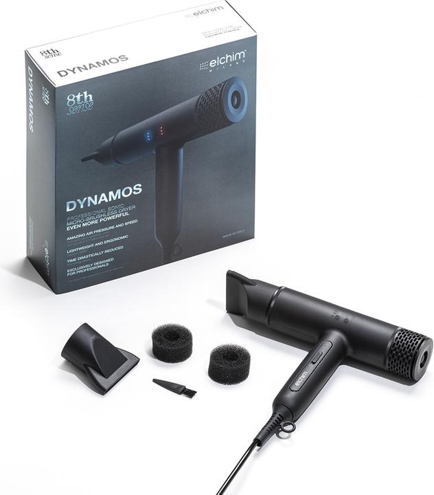 Elchim Dynamos Föhn schwarz 350 gr (2000 W)
