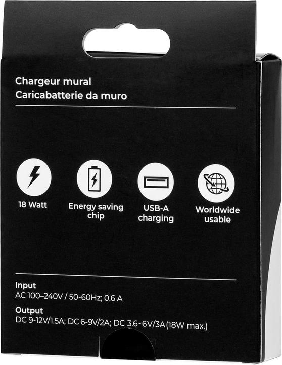 Produktbild Onit USB-Wandladegerät QC3.0 18 W Weiss (18 W)