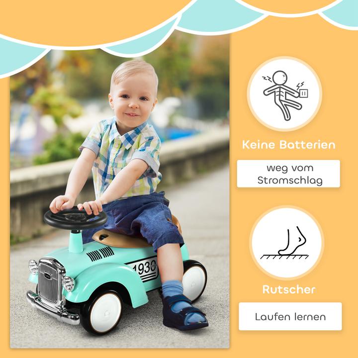Actual product image Aiyaplay Kinder Rutschauto Kunststoff, Metall Grün