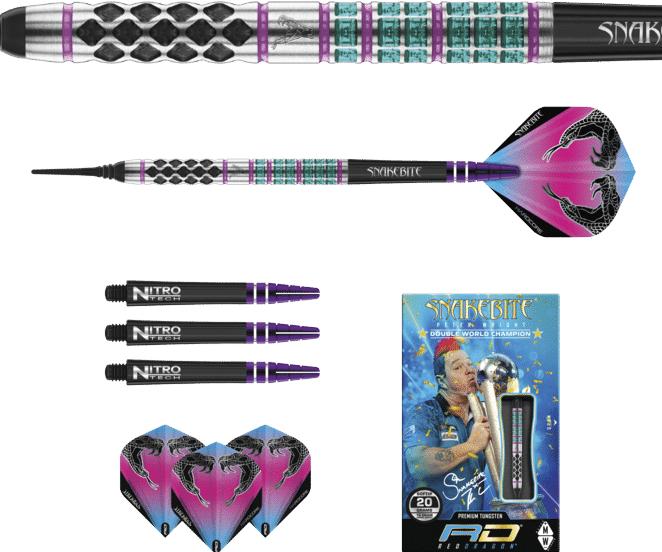 Violett, Schwarz, Blau, Silber