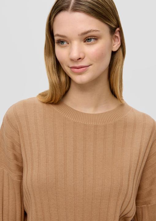 Produktbild s.Oliver Strickpullover Weicher Strickpullover aus Baumwollmix (XL)