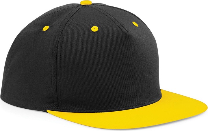 Beechfield 5 Panel Kontrast Snapback Kappe (2 StückPackung) (One Size)