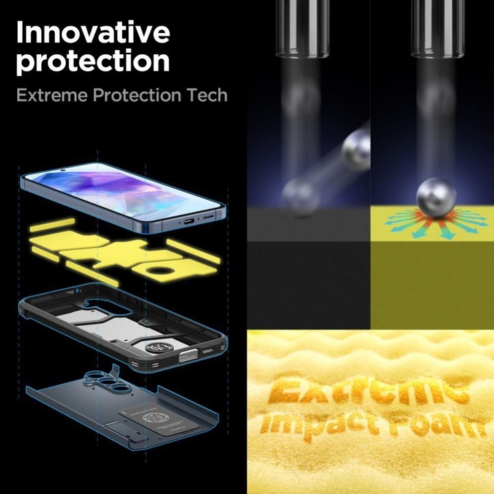 Actual product image Spigen Tough Armor (Samsung Galaxy A55)