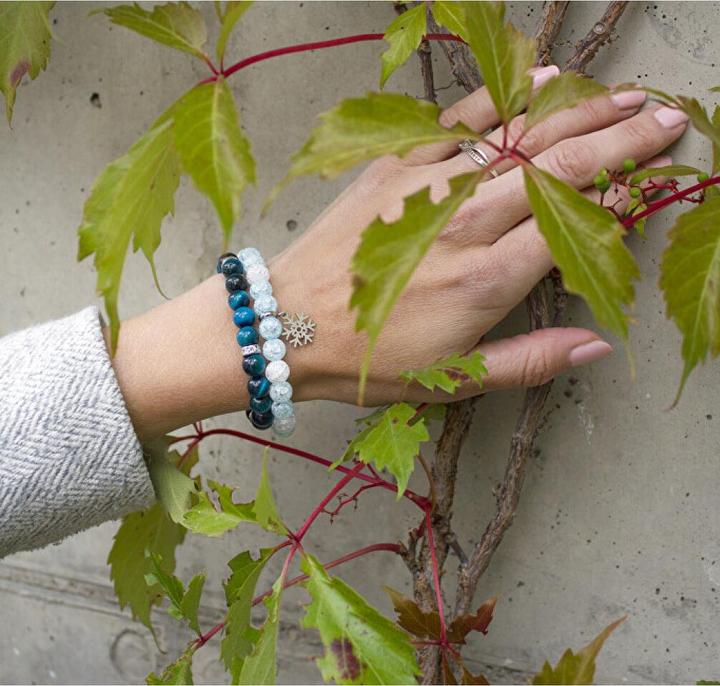 Immagine prodotto Beneto Bracciale con perline di cristallo MINK44 / 17