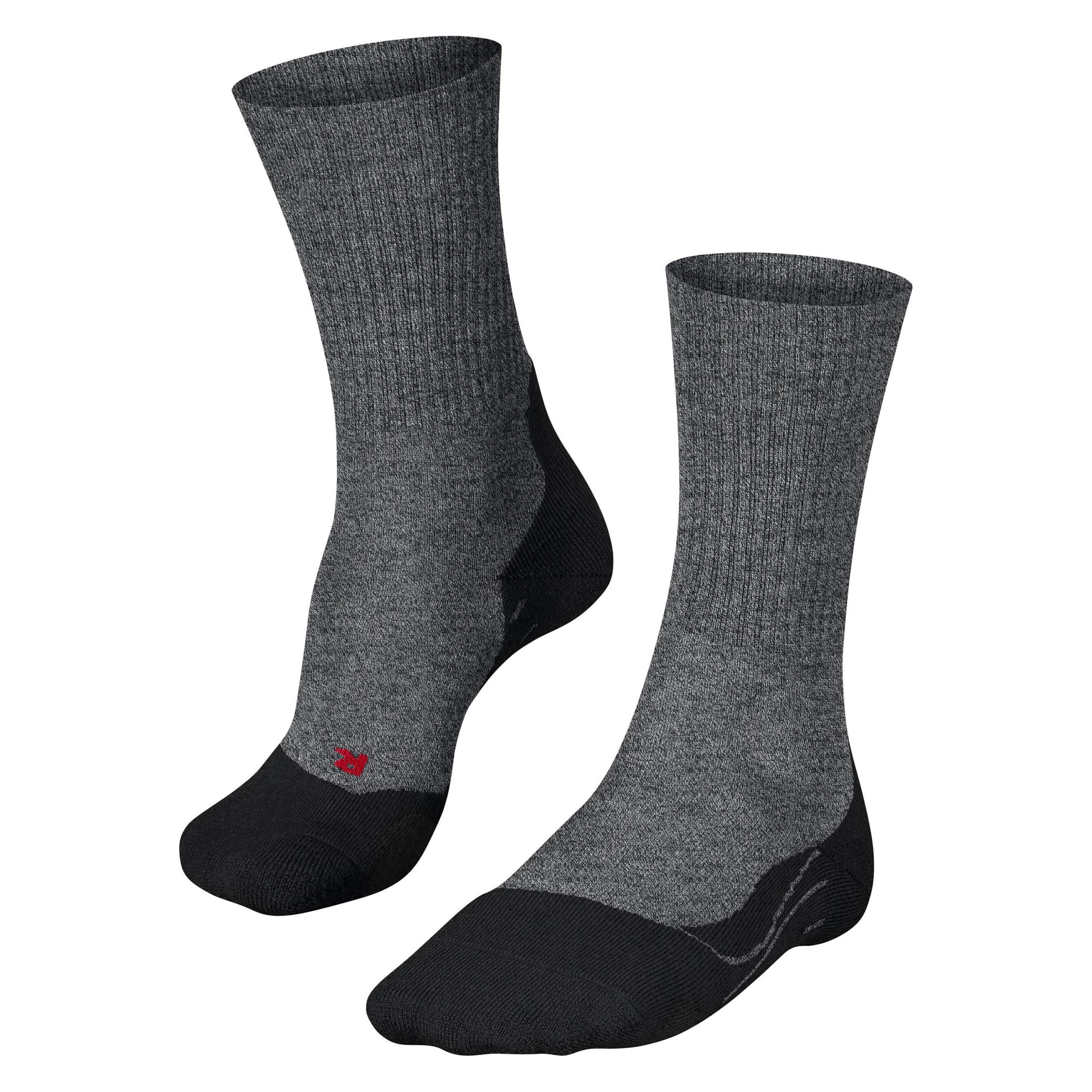 Falke, Damen, Sportsocken, TK2 Explore Wool Damen Trekking (39 - 40), Schwarz