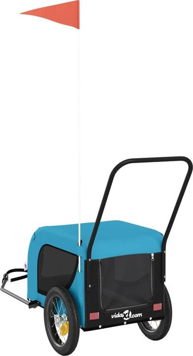 Produktbild VidaXL Fahrradanhänger Hunde Oxford-Gewebe & Eisen