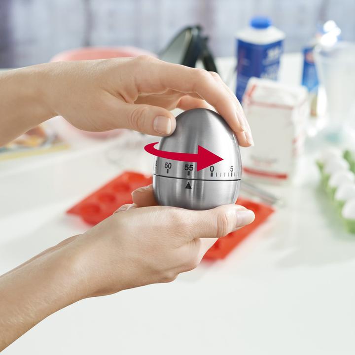 Image du produit Xavax Minuteur de cuisine Minuteur à oeufs, acier inoxydable