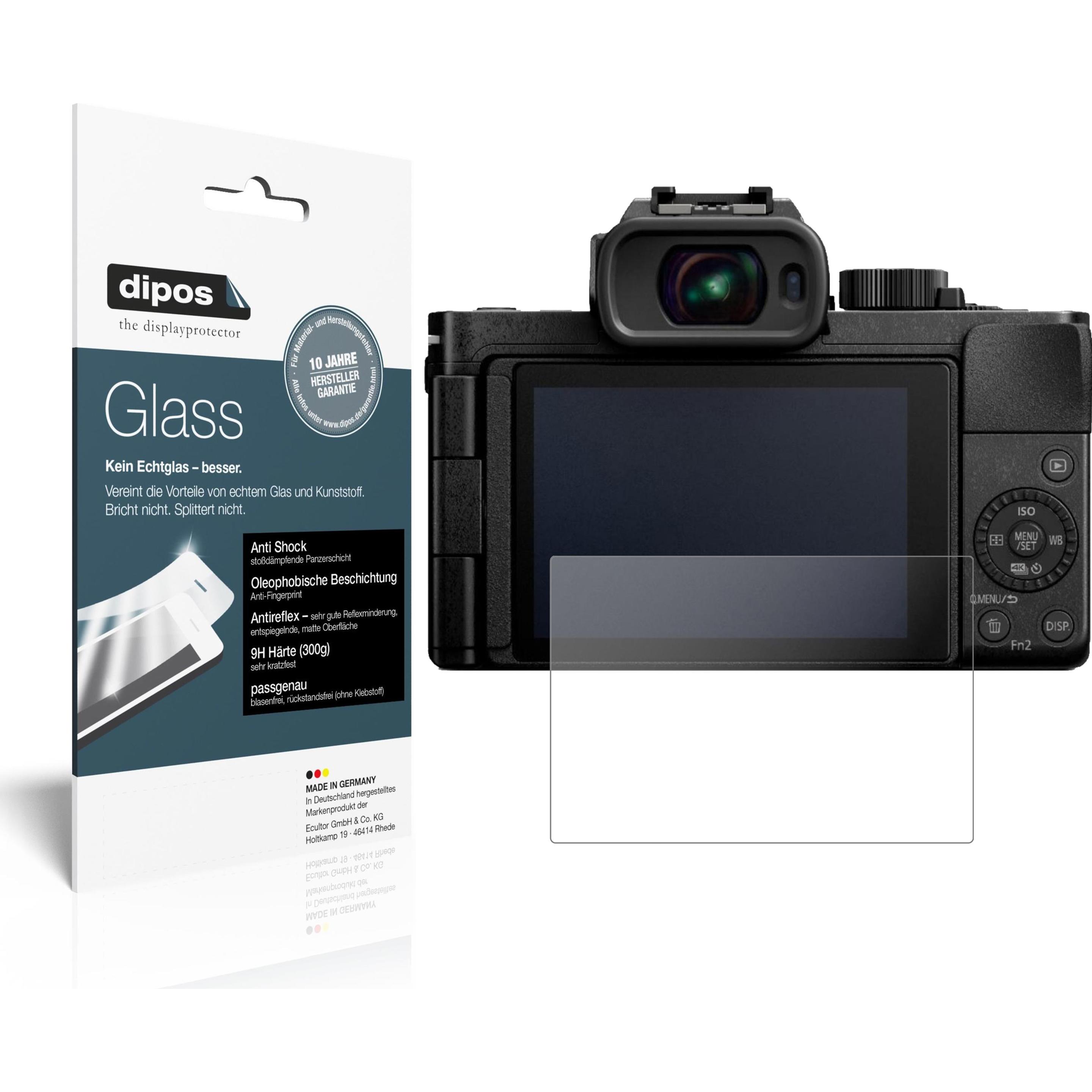 Dipos Displayschutz Anti-Shock (Displayschutz, Panasonic Lumix DC-G110), Kameraschutz, Transparent