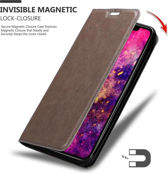 Immagine prodotto Cadorabo Copertina magnetica invisibile del libro (Apple iPhone 12, Realme 12 Pro+)