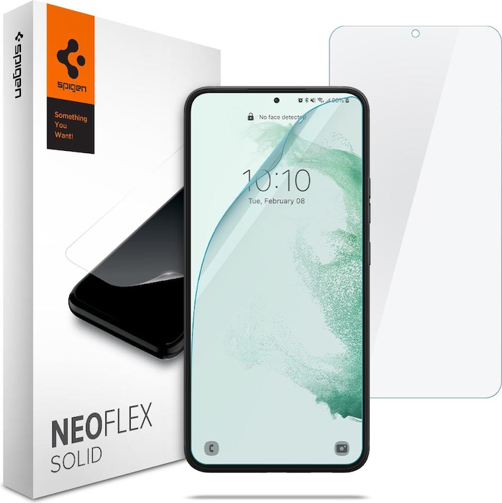 Actual product image Spigen Folia Neo Flex Samsung Galaxy S22+ Plus (2 PAK.) (1 Piece, Samsung Galaxy S21)