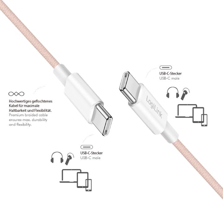 Produktbild LogiLink Prüfen (1 m, USB 2.0, 60 W)