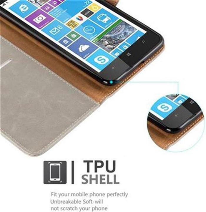 Actual product image Cadorabo Book Luxury Cover (Nokia Lumia 1320)