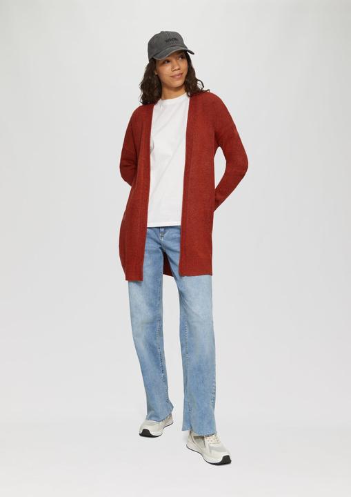 Produktbild S.Oliver Strickjacke Weiche Strickjacke mit Rollkante (XS)
