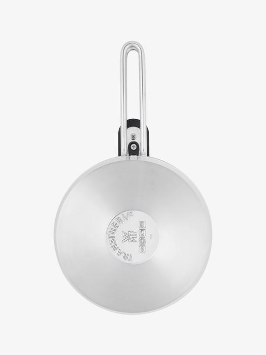 Actual product image WMF Kochtopf Simmertopf 18cm mit Temperaturanzeige Topf 1,5l Edelstahl Induktion (18 cm, Pot, Stainless steel)