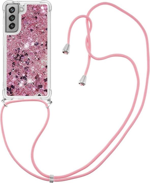 Produktbild Cover-Discount Galaxy S21 FE - Hülle mit Umhängeband rosa