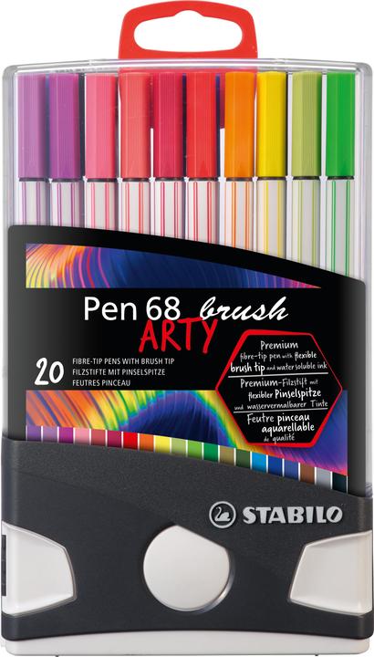 Image du produit STABILO Pen 68 brush Stylo feutre Premium (20x)