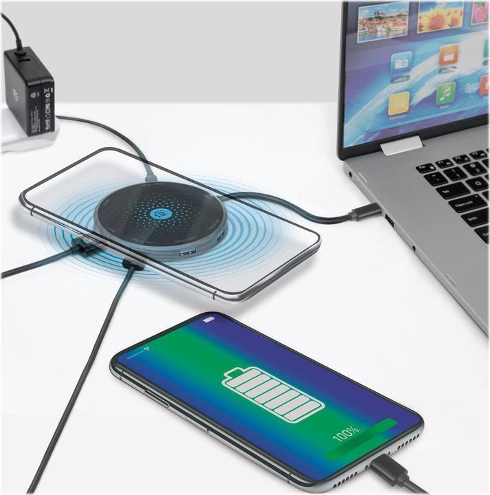 Produktbild Manhattan USB-C 8-in-1 Dock (USB-C, 7 Ports)