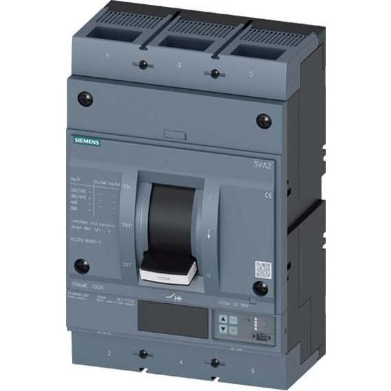 Siemens, Schutzschalter, Leistungsschalter 630A 3p opt.Motorantr 3VA2563-7MQ32-0AA0