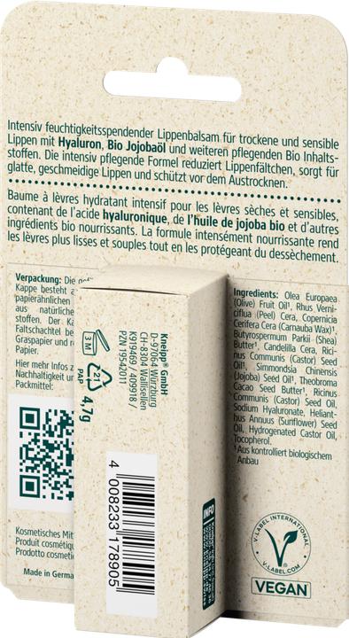 Actual product image Kneipp Lippenpflege Hyaluron (Lip balm)