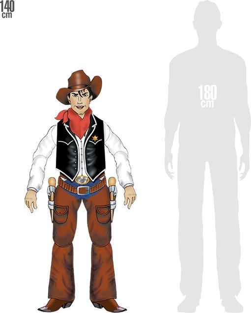 Actual product image Widmann Wall decoration cowboy (1 pcs.)
