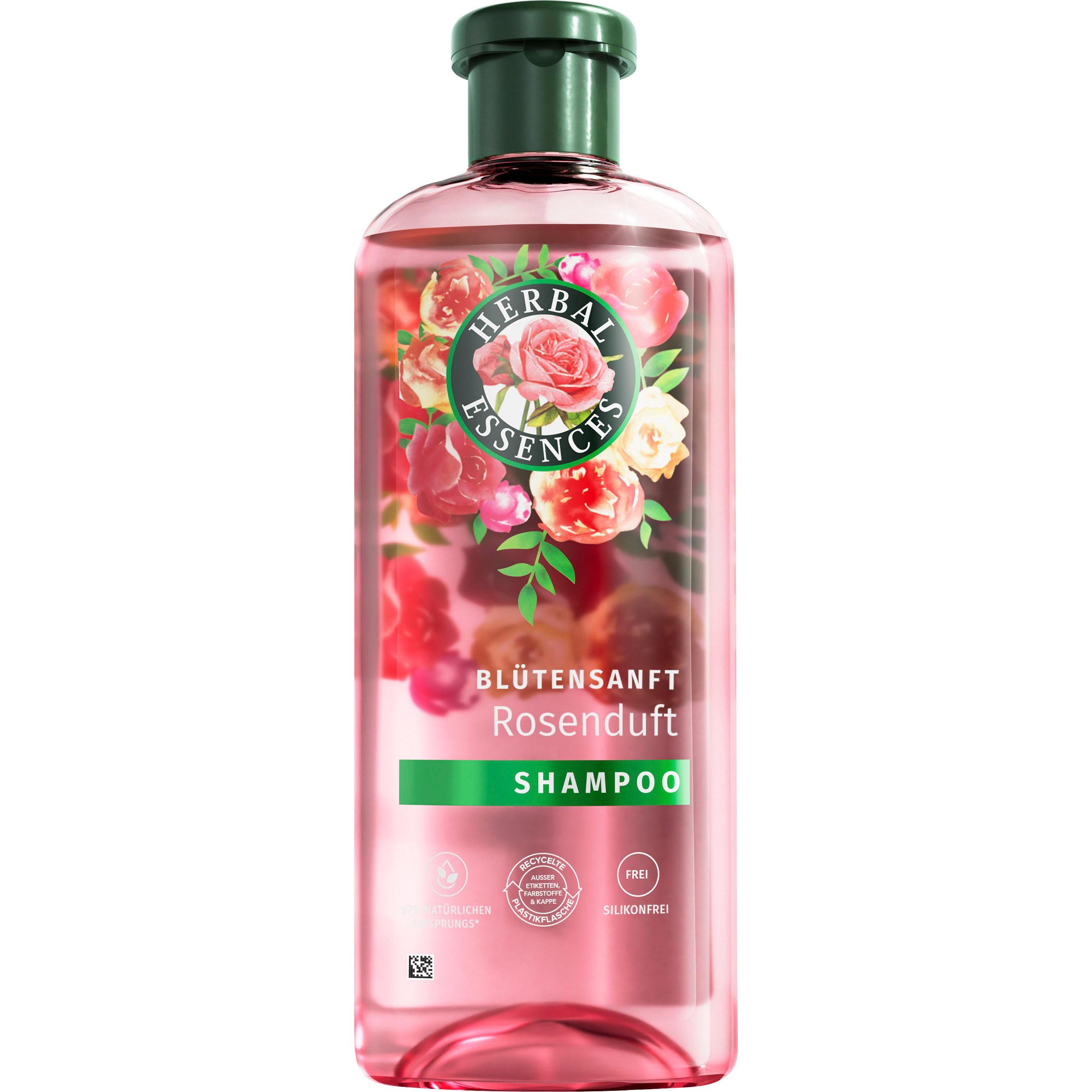Herbal Essences, Shampoo, Sboccia dolcemente con il profumo di rosa (350 ml, Shampoo liquido)