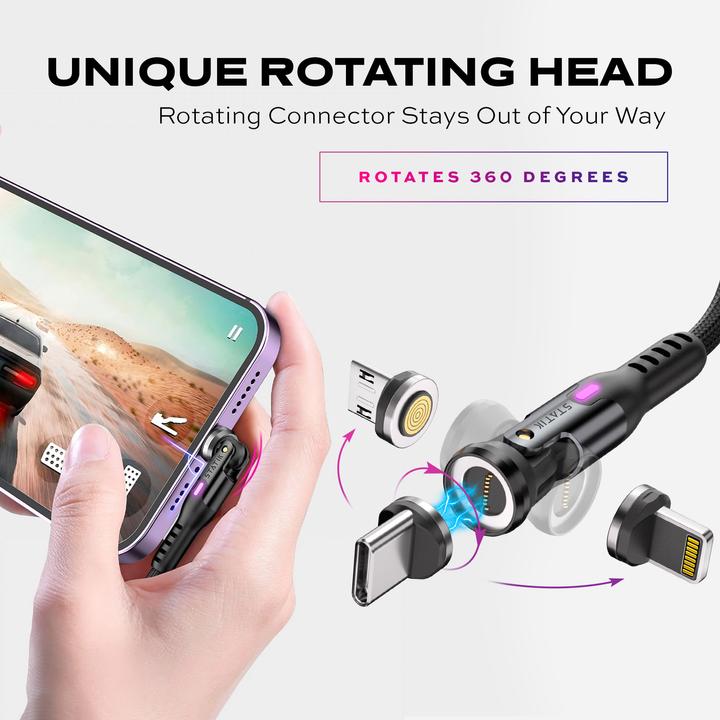 Produktbild Statik 5in1 Ladekabel (2 m, USB 3.0, 100 W)