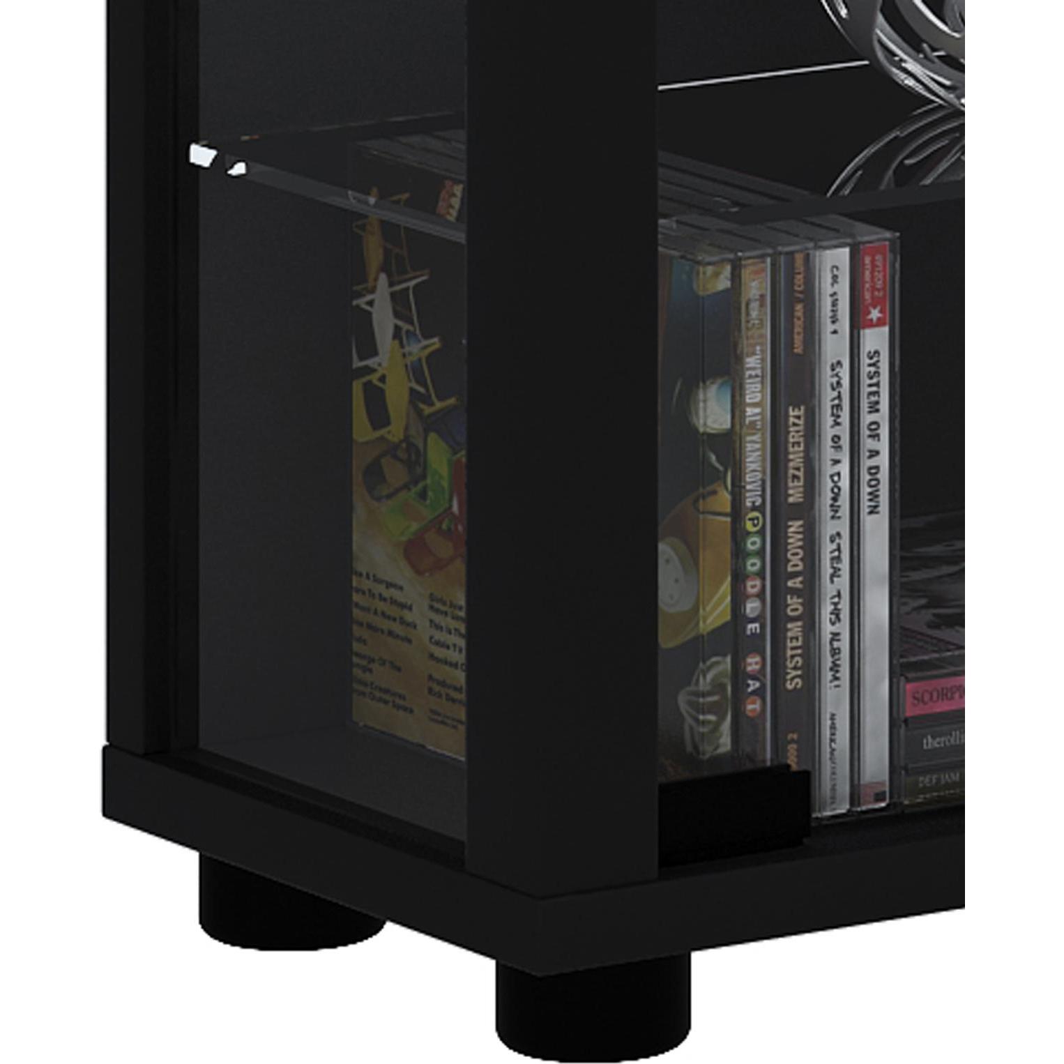 Thumbnail - VCM, Vitrine + Buffetschrank, Sammel Stand Vitrine Holz Glas Lumo Mini (90 x 59 x 18 cm)