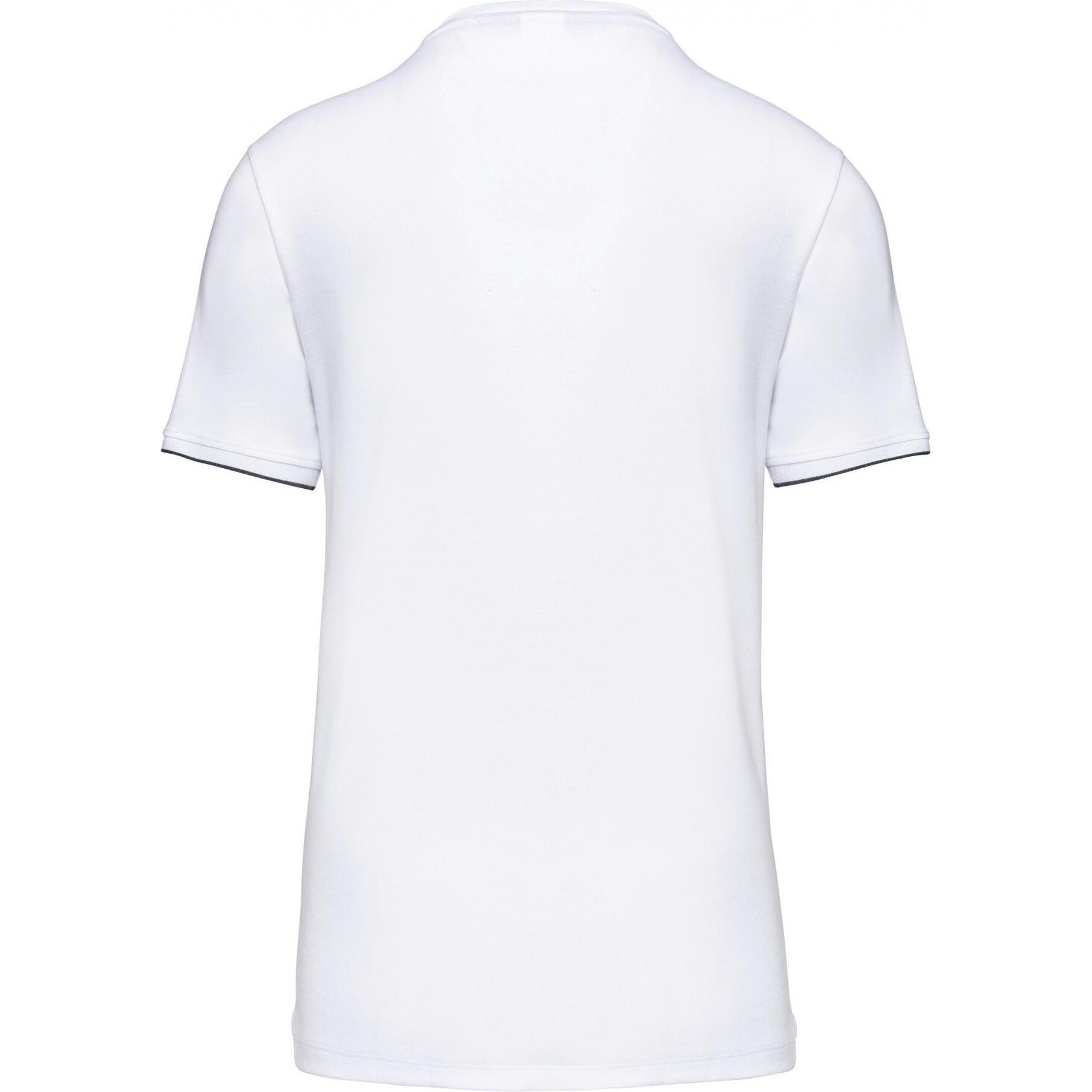 Thumbnail - Kariban, Herren, Shirt, DayToDay, Weiss, Blau, (S)