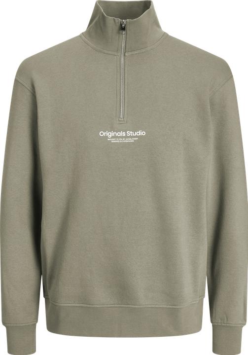 Produktbild Jack & Jones Text Sweatshirt mit halbem Reissverschluss Sweatshirt mit halbem Reissverschluss (XS)