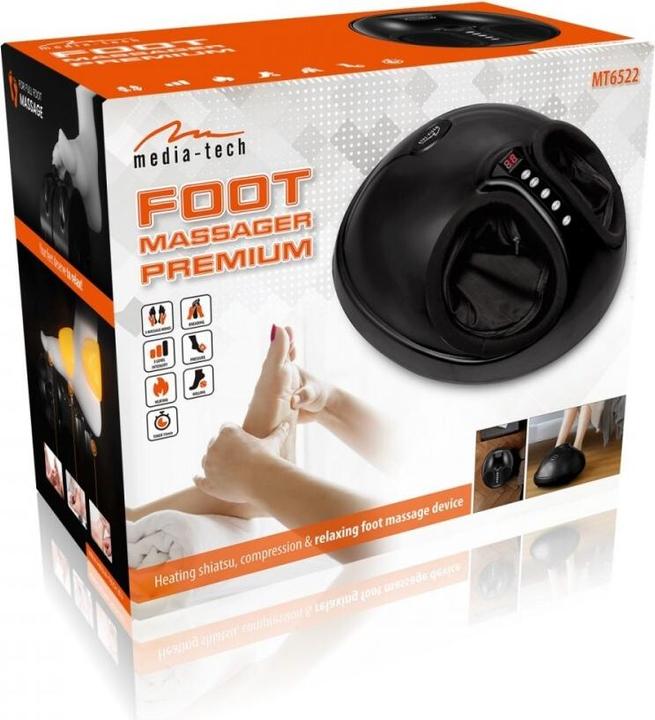 Produktbild Media-Tech FUSSMASSAGER PREMIUM - Fussmassagegerät für wärmendes und entspannendes Shiatsu und Pressotherapie m