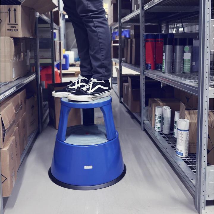 Produktbild Dönges Rollhocker, Metall, blau