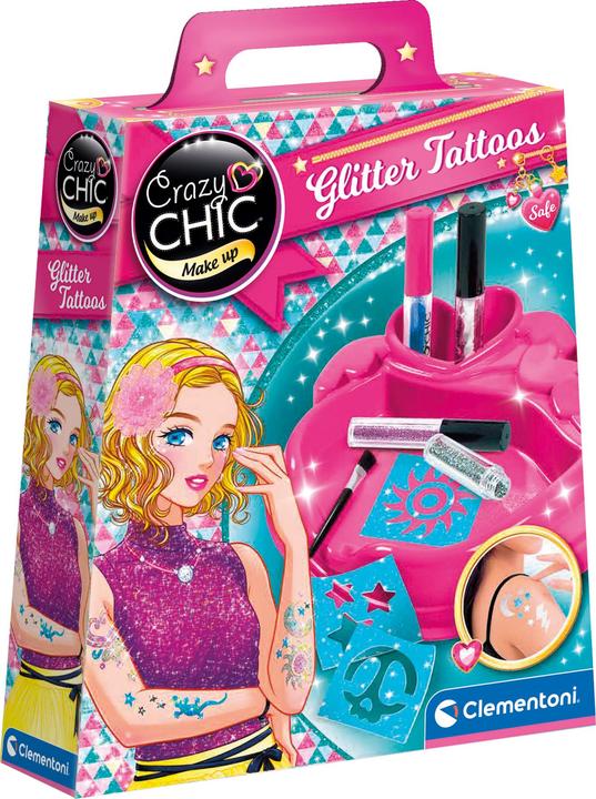 Produktbild Clementoni Crazy Chic - Glitzertattoos