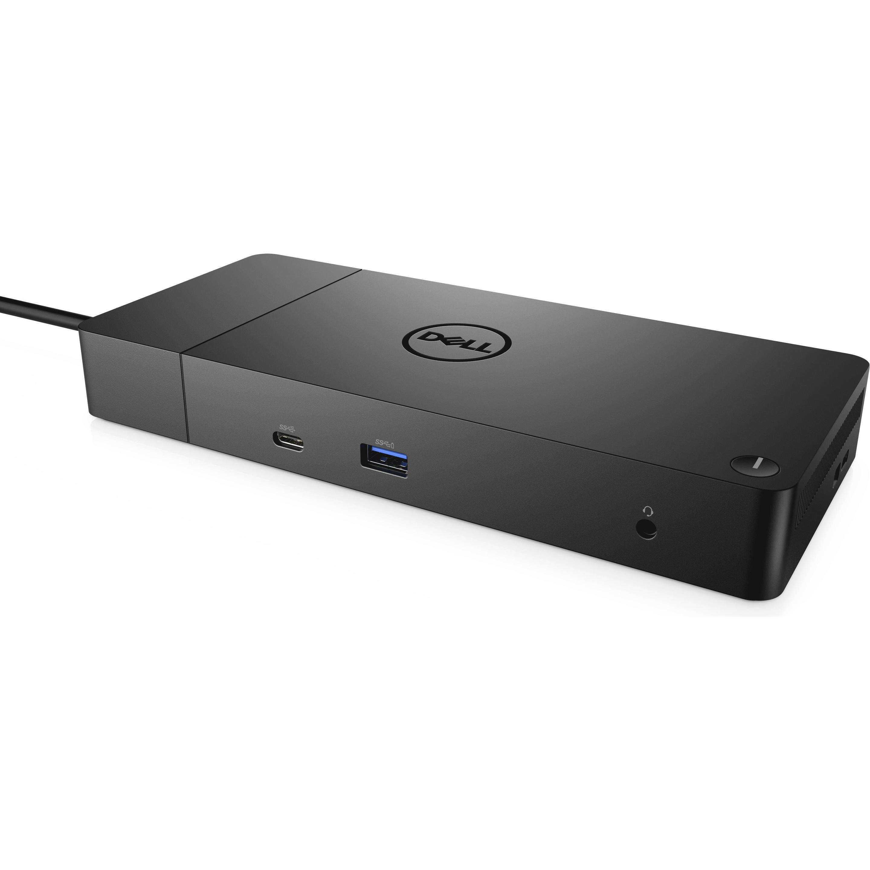 Dell Dock WD19 Docking Station (USB-C, 1 Port), Dockingstation + USB Hub, Schwarz
