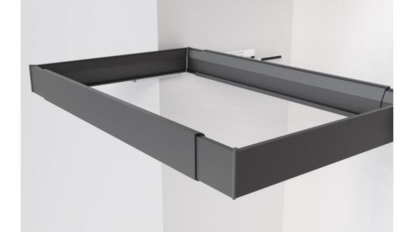 Produktbild Servetto Auszugsrahmen Vorder-/Rückseitenprofil Papillon 560 - 800 mm anthrazit (1 Stk.)