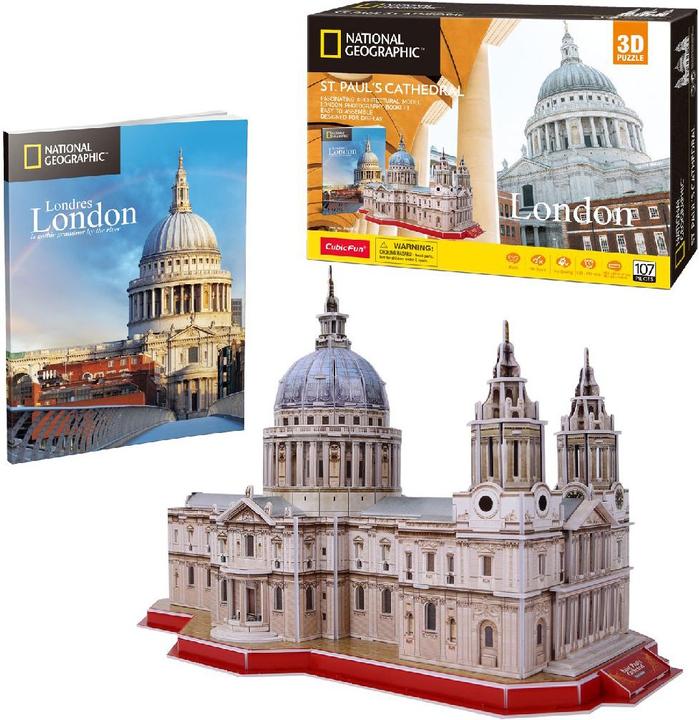 Image du produit Cubicfun Puzzle 3d de la cathédrale Saint-Paul (107 pièces)