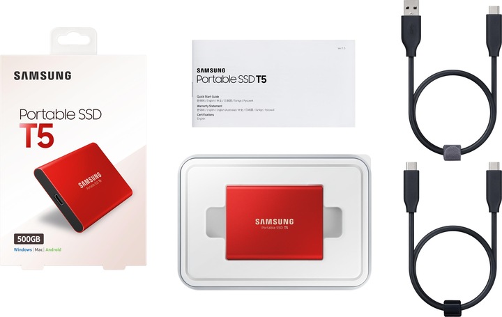 Produktbild Samsung Portable T5 (500 GB)