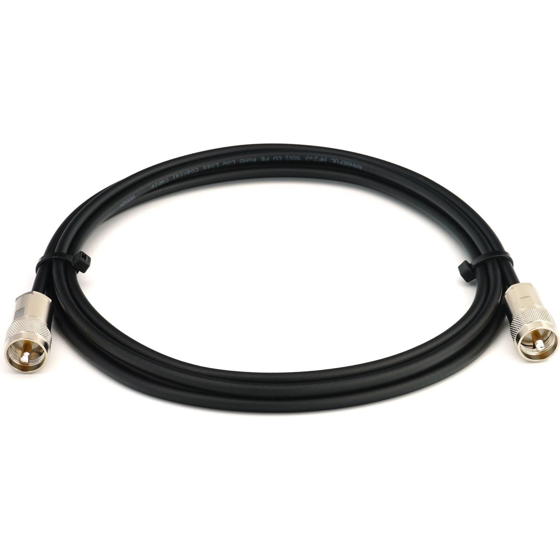 Rangeful Cavo coassiale per radio CB UHF da PL259 a PL259 da 10 m??? HF240 (equivalente LMR240), Cavo antenna