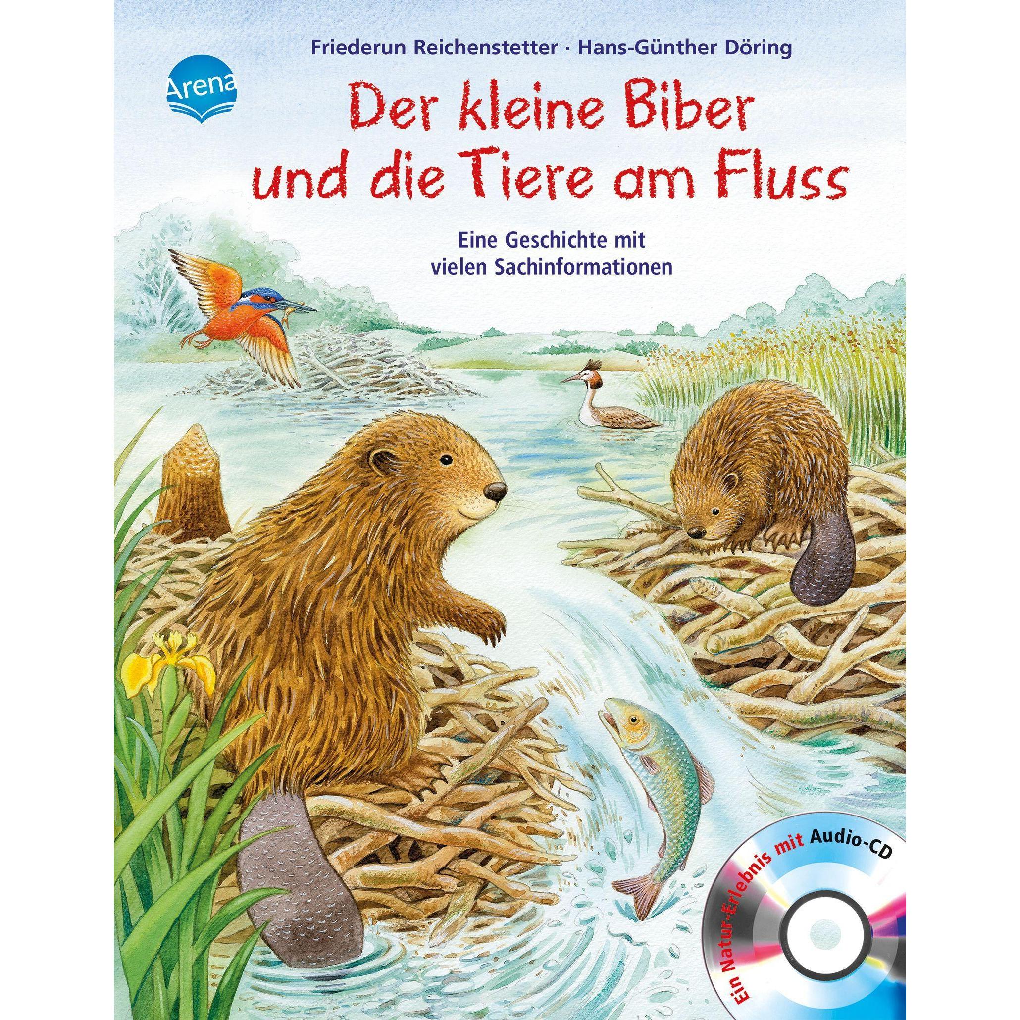 Der kleine Biber und die Tiere am Fluss, Kinderbücher von Friederun Reichenstetter