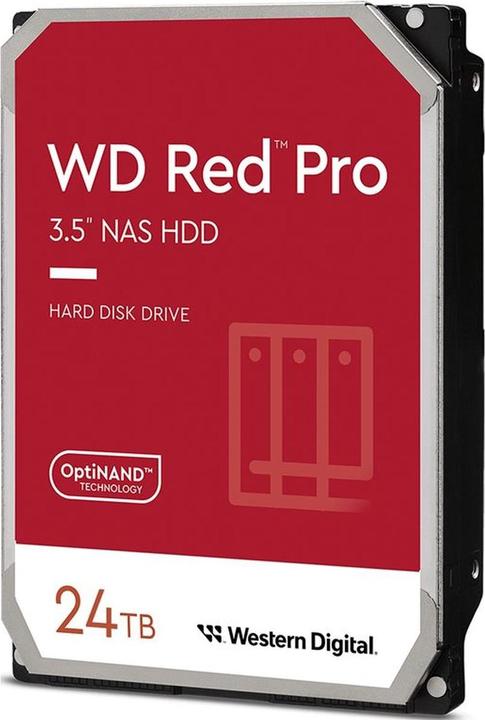 WD Red™ Pro 24TB NAS Hard Drive (24 TB, 3.5", CMR)