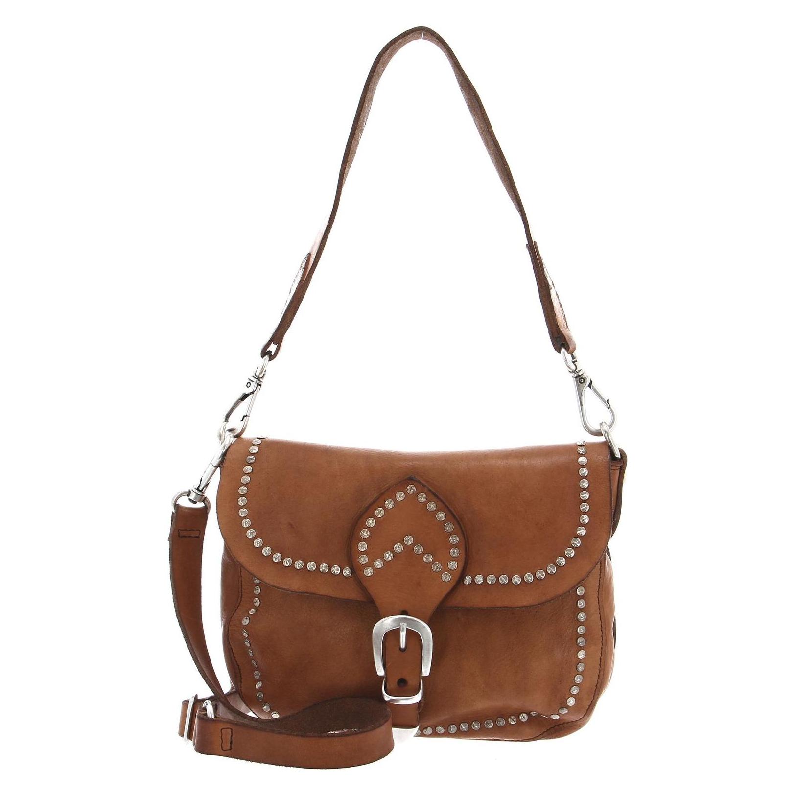 Campomaggi, Damen, Handtasche, Horizontal Shoulder Bag, Braun
