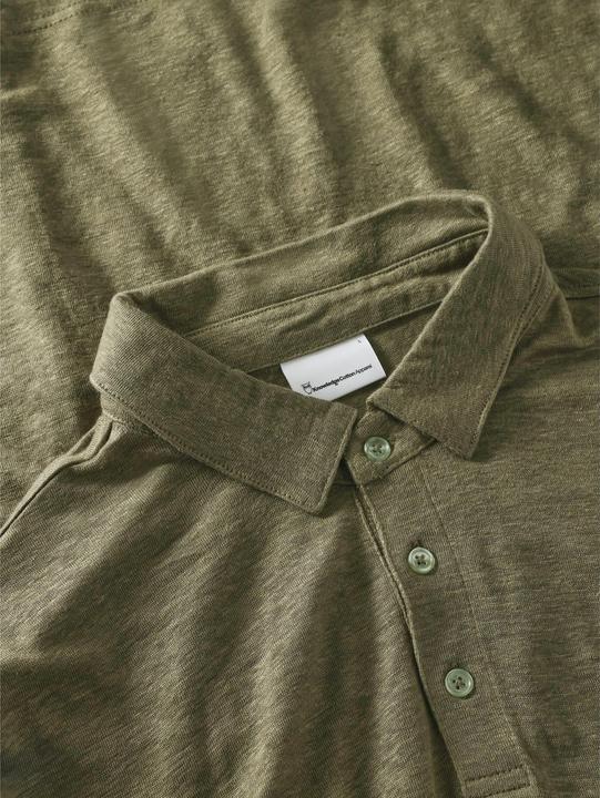 Produktbild KnowledgeCotton Apparel Linen Polo (L)