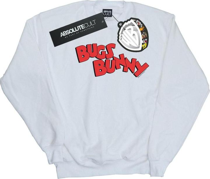 Actual product image Looney Tunes Mens Bugs Bunny Name Sweatshirt (L)