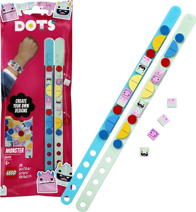 Produktbild LEGO Monster Freundschaftsarmbänder (41923, LEGO Dots)