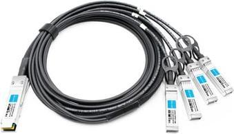 Actual product image HPE E N X240 Direct Attach Copper Cable, QSFP28 4 SFP28 (5 m)