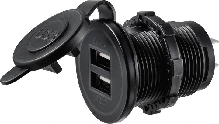 Tru Components USB-Ladestecker mit 2 USB A-Anschlüssen