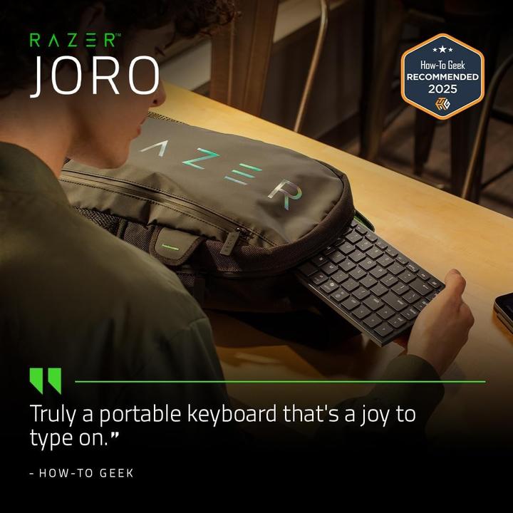 Produktbild Razer Joro Portable Keyboard (US, Kabellos)
