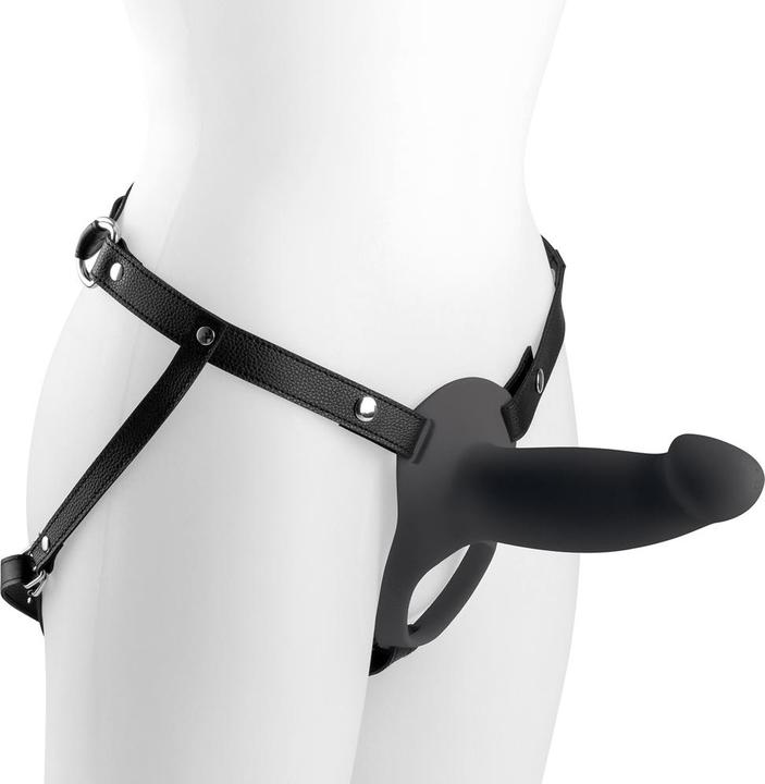 Virgite HARNES HOLLOW HARNESS H2 Dildo's met Harnas Maat L Zwart